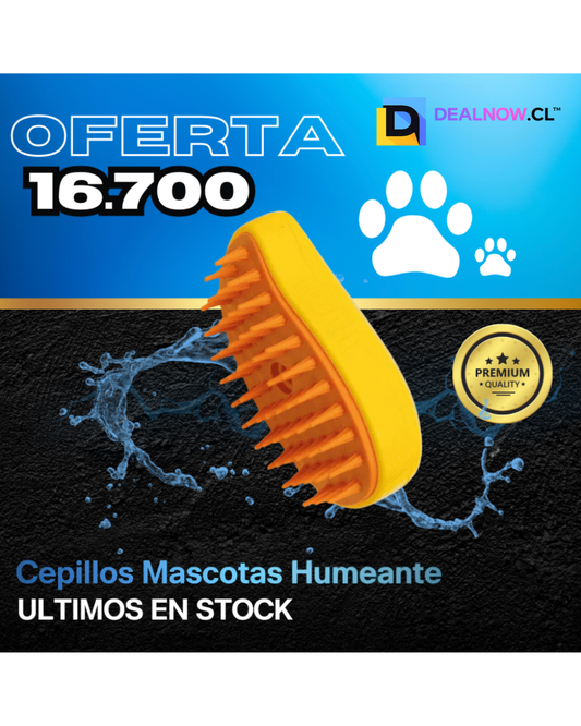 Cepillo Vapor Recargable para Mascotas